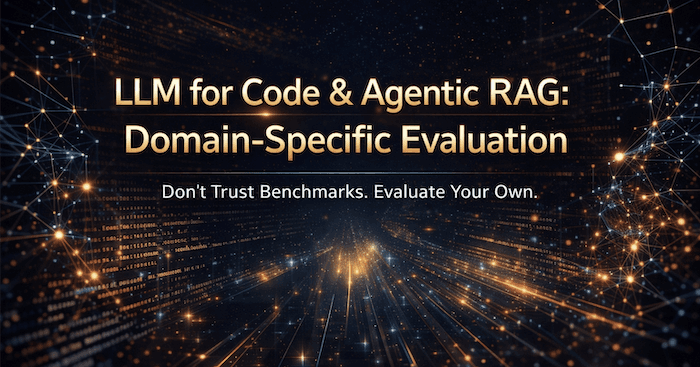 コード生成およびAgentic RAGタスクを中心とした特定ドメインのためのLLM比較評価【前編】